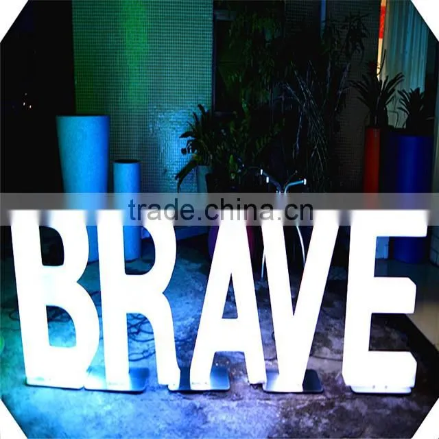 good quality brightness advertising led letter light, changeable led letter sign