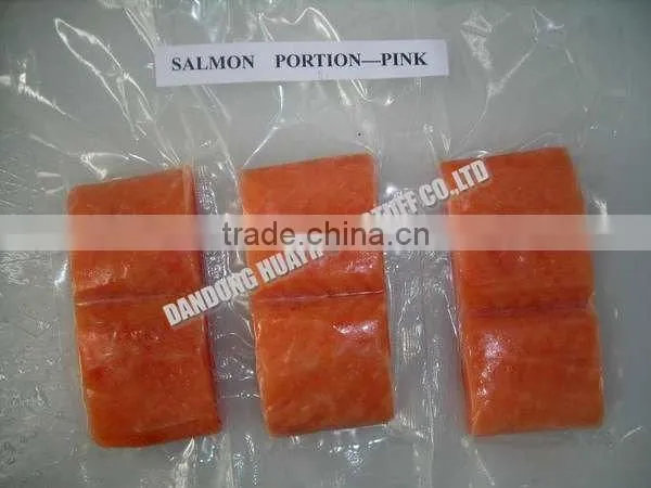 frozen salmon fillet