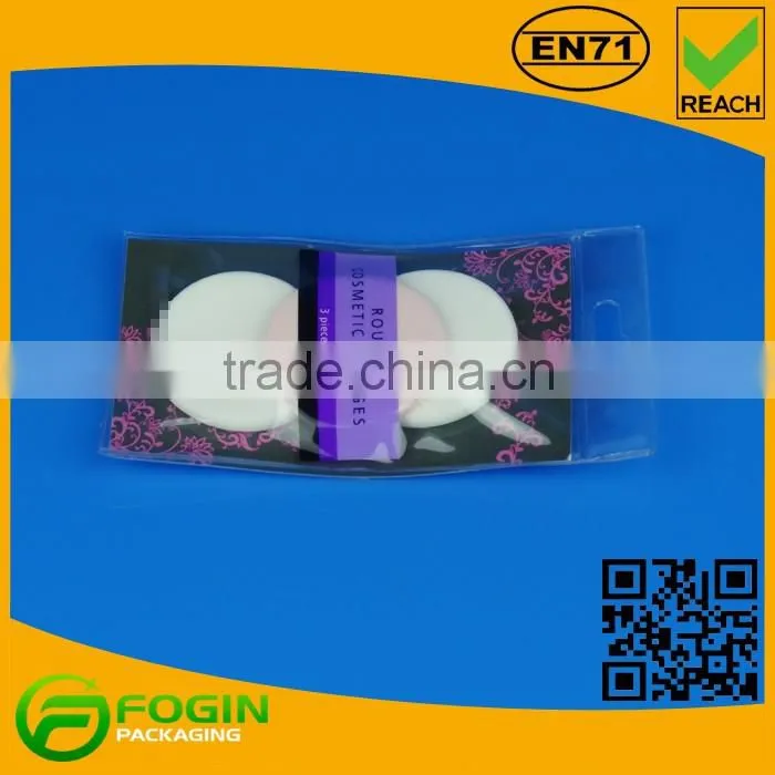 Small Size EVA Makeup Packaging Plastic Bags With Hanger