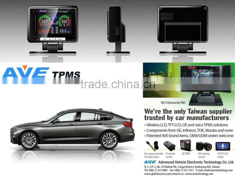 Quality Product Car Accessary AVE T100-SERIES Tire Pressure Mnitoring System TPMS for BMW F07