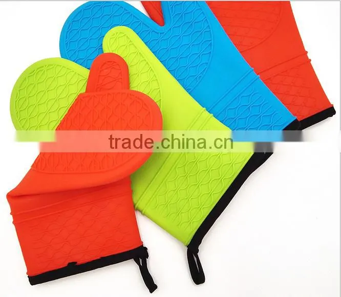 heat resistant silicone cooking silicone kitchen finger gloves
