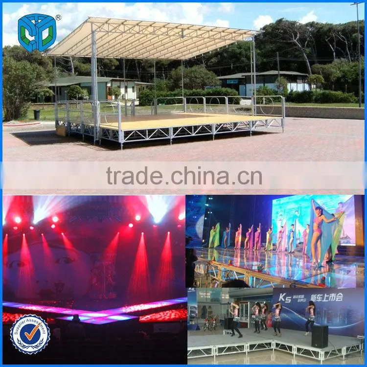 2015 Adjustable Compact Aluminum Portable Stage And Catwalk Stage