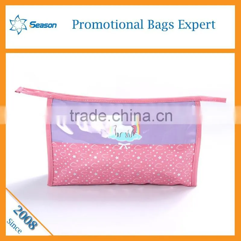 Custom makeup bag cosmetic bag personalized pvc waterproof zip lock bag
