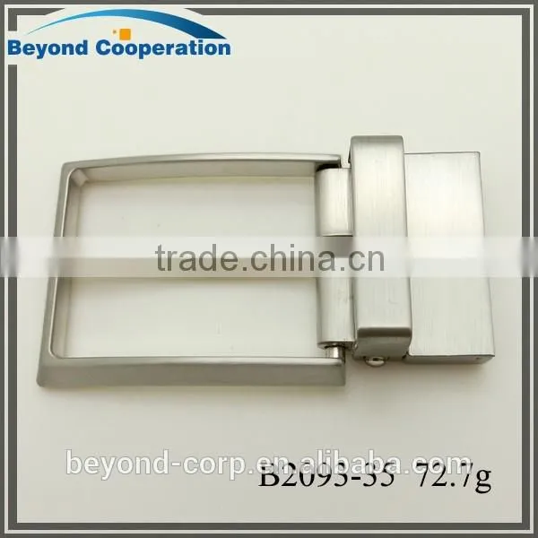 Fashion men's rotatory pin buckle vortical belt buckle rotary clamp pin buckle
