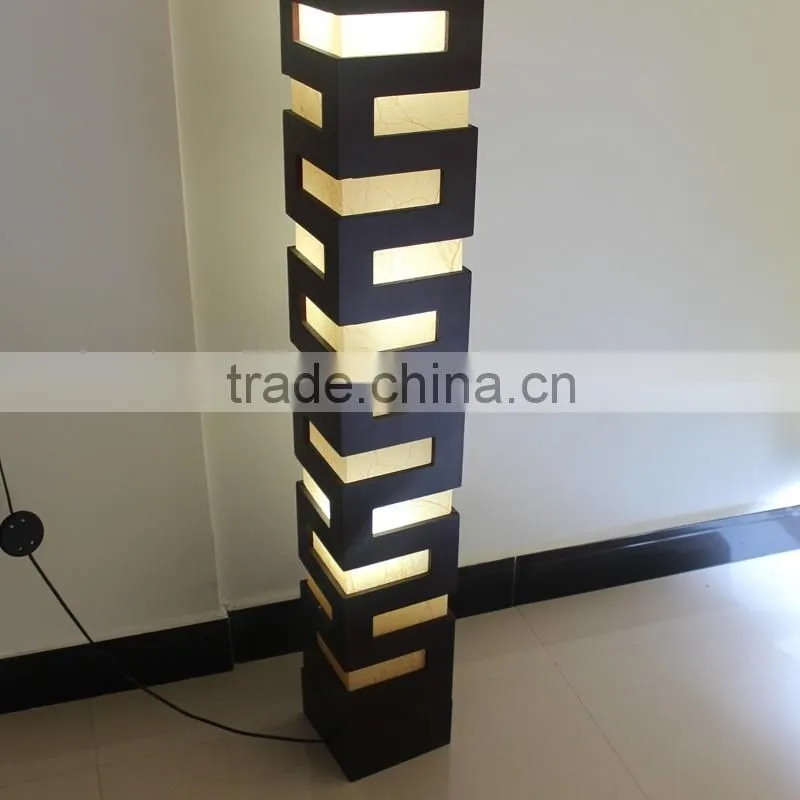 2016 saving engergy wholesale modern wooden floor lamp