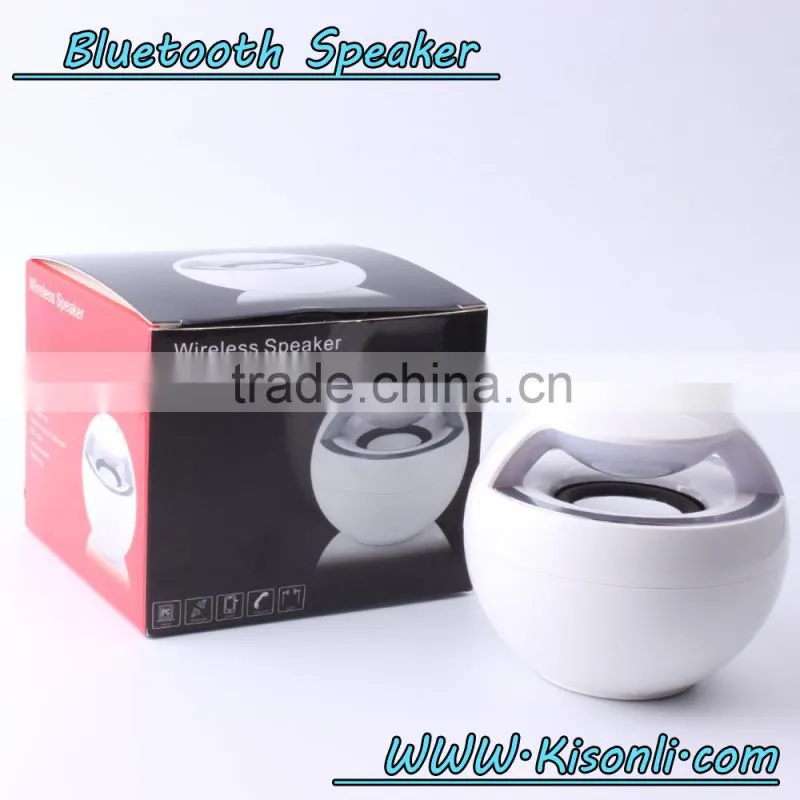 Colorful Led Light Wireless bluetooth speaker with TF card playing