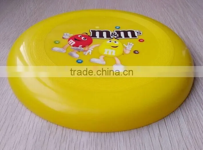 Customer round plastic dog frisbee toys