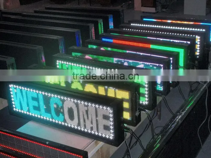 USA---Outdoor led display sign programmable, LED Programmable Display Signs board P10 outdoor running text led display sign