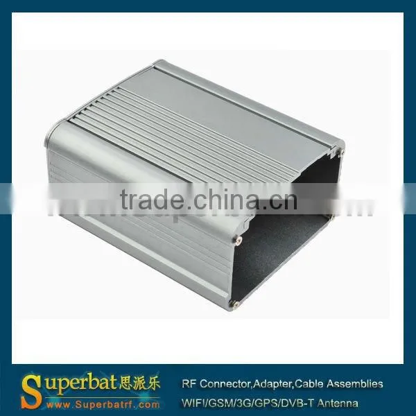 Aluminum Box Enclosure Case -4.33"*3.54"*2.17"(L*W*H) clear plastic hinge box