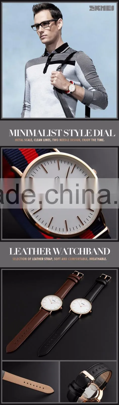 SKMEI Fashion Quartz Analogue Watch