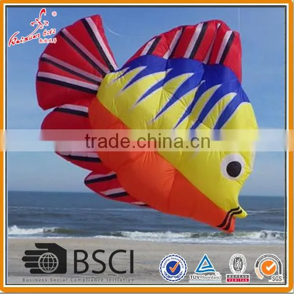 Fish kite, inflatble kite, large show kite from weifang kite factory.