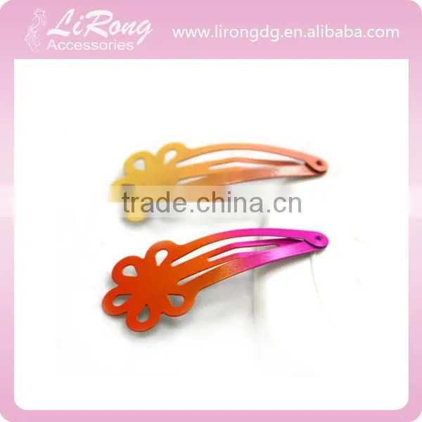 Flower Design Snap Clips for Children