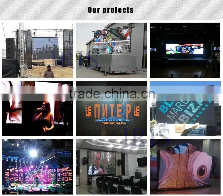 wide view angle P10 led display outdoor advertising panel