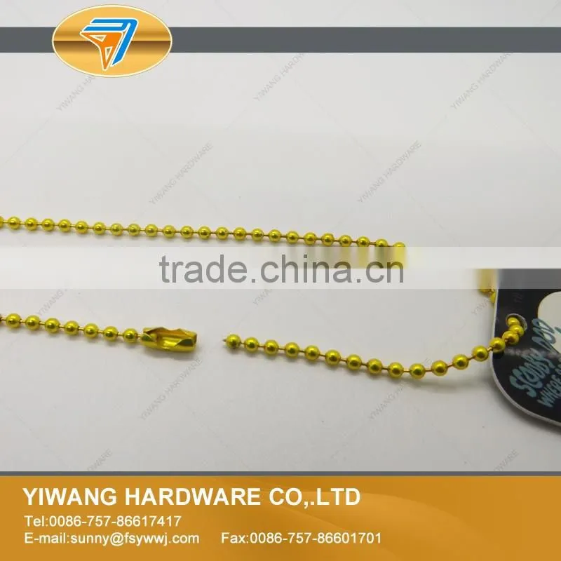 Fancy Electroplating Metal Neck Chain