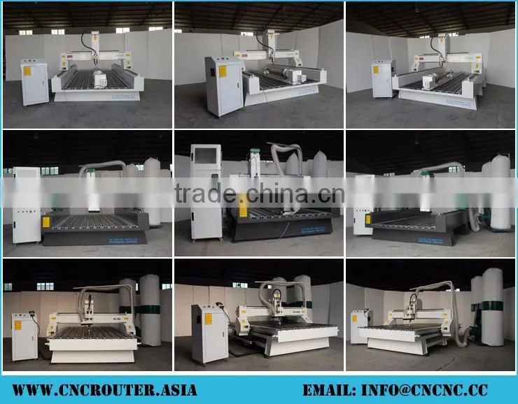 3200W High Performance 4 Axis CNC Router Machine 1325 For Rosewood Maple With DSP Offline Control Dust Collector 1300*2500MM