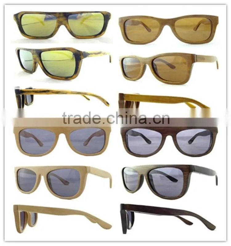 High Quality New Arrival Cycle Sunglasses Polarized Wooden Sunglasses