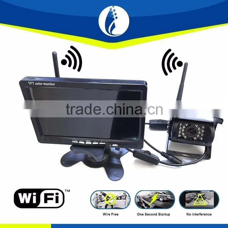wireless truck monitor car backup camera system for gantry cranes, straddle carriers and ship-to-shore cranes safety vision