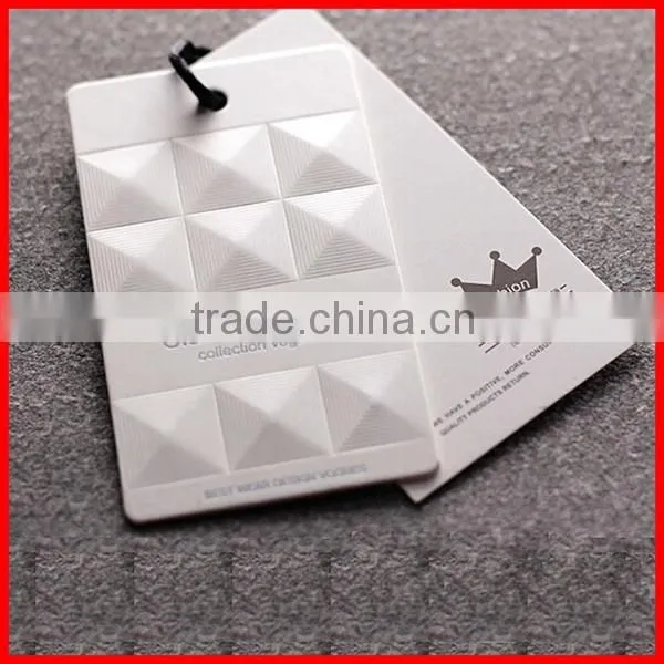 High-end Quality Colorful Paper Hangtags On Jeans With Rope Wholesale