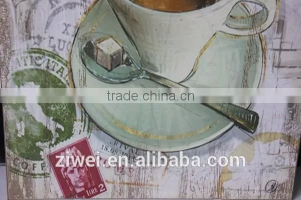 Vintage Wooden Wall Painting Hanging Decor