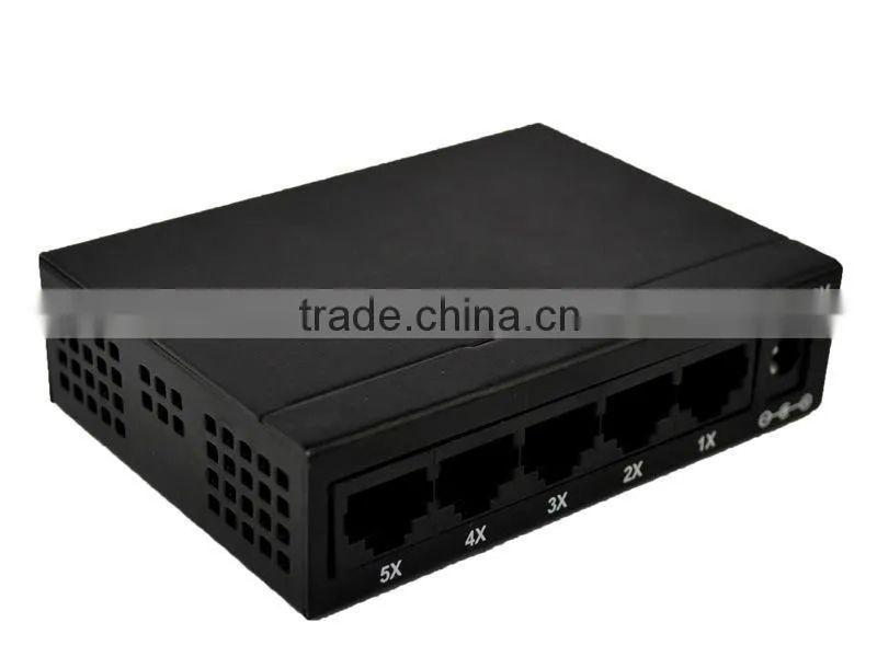 Mini size 5 port 10/00/1000M Gigabit Ethernet Switch