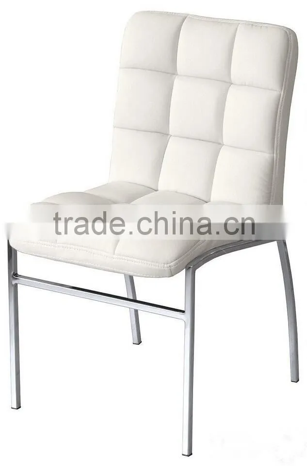 DC-2505 black Barcelona design Dining Chair with checkerboard