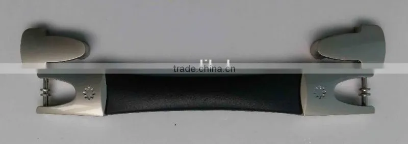 Luggage case plastic handle with metal, zinc alloy luggage carrying handle,Luggage parts soft handle