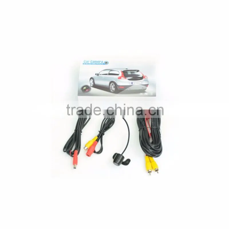 HD 170 degrees waterproof backup car camera with safety reversing line