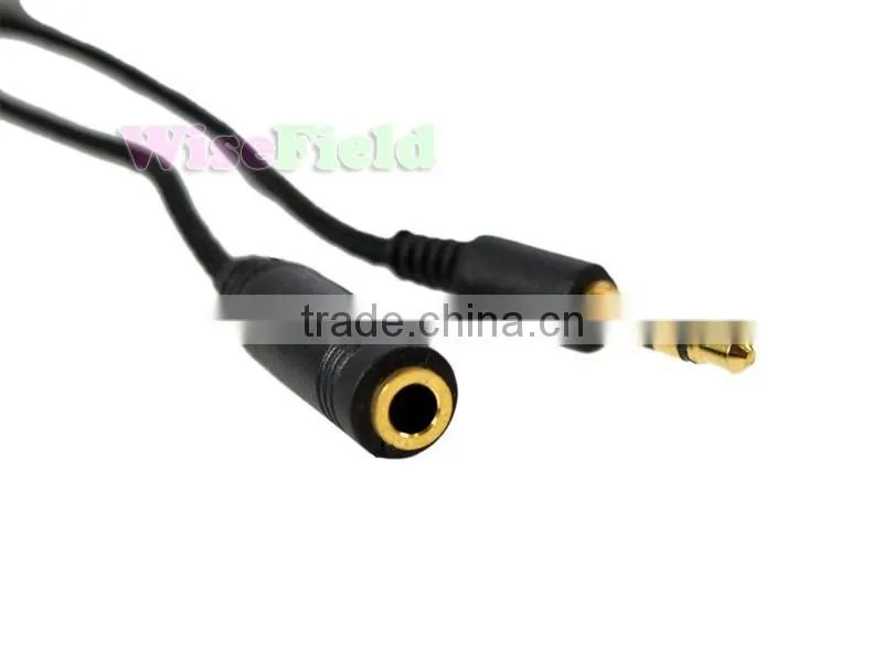 150cm 1.5m 3.5mm Jack Male to Female Aux Cable Cord Stereo Audio for PC iPod MP3
