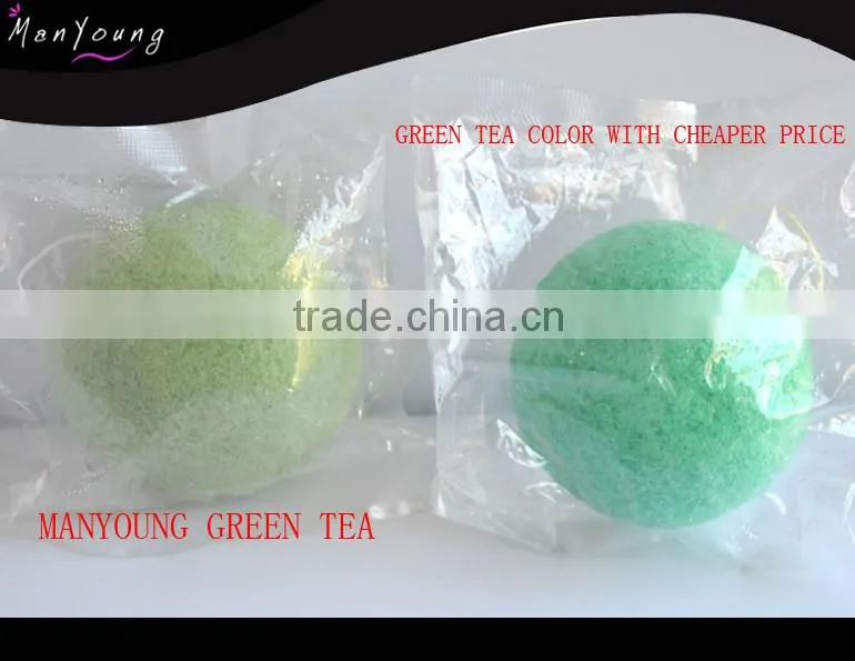 Heart shap charcoal konjac sponge