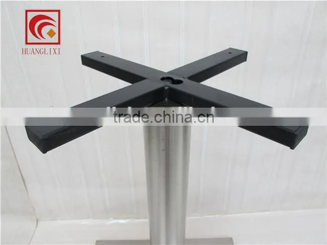 Composite base brushed stainless steel table leg stainless steel chassis restaurant table frame Coffee legs