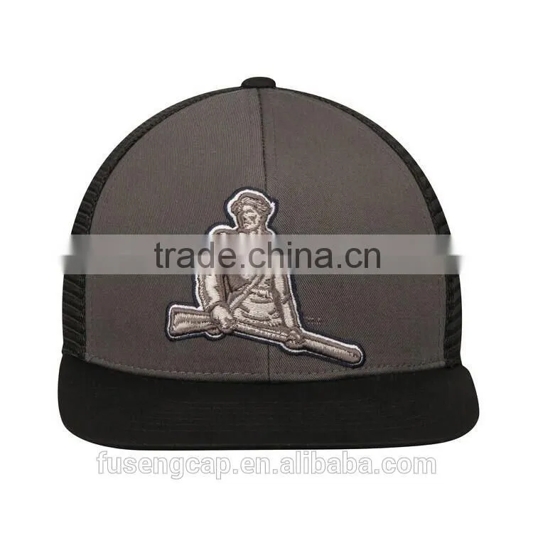 100% Cotton 6 Panel Custom Baseball Cap Adjustable Performance Hat