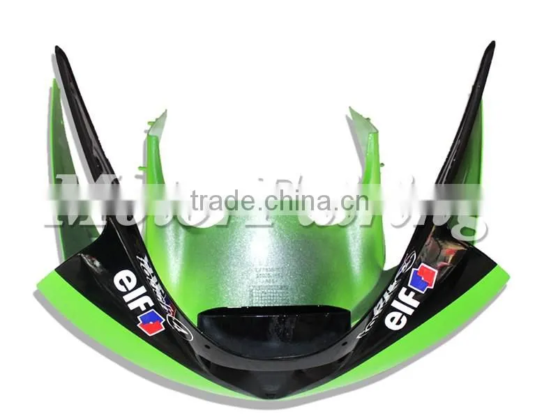Green Black Fairing Kits for Kawasaki Ninja ZX6R 2003 2004 ZX 6R 03 04 ABS 100% Injection Mold Body Kits