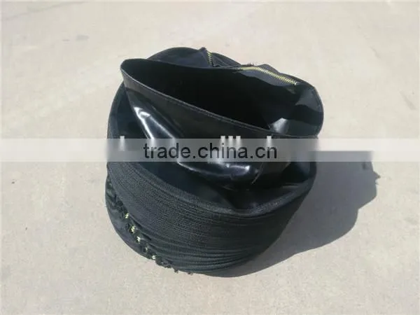 RUIAO machine round plastic cover with zip attached