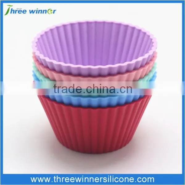 High quality custom kitchen accessories silicone cup cake molds
