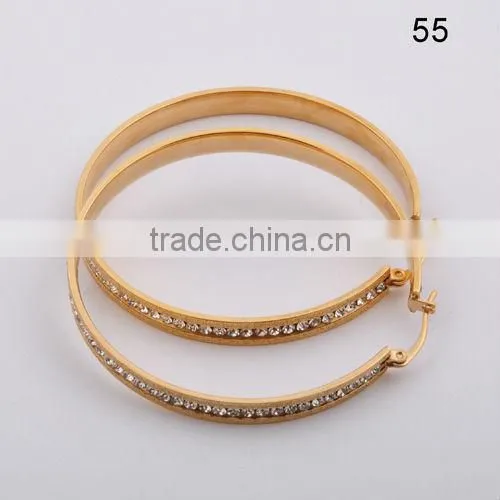 Stainless Steel Skull Cuff Earrings(BE10603)