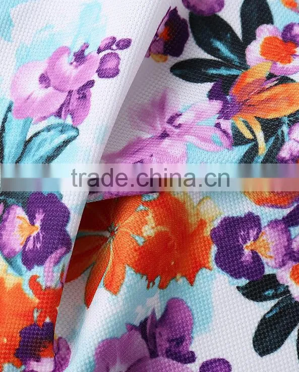 China textiles soft 300d polyester elastic colorful fabric for underwear