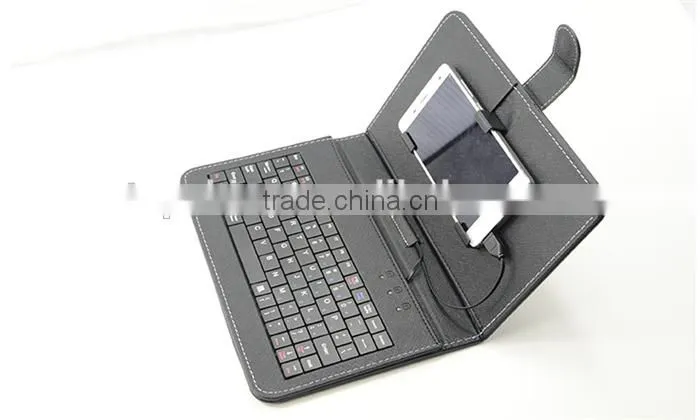 New coming PU leather leather keyboard case,smart phone wallet case,for android phone keyboard cover