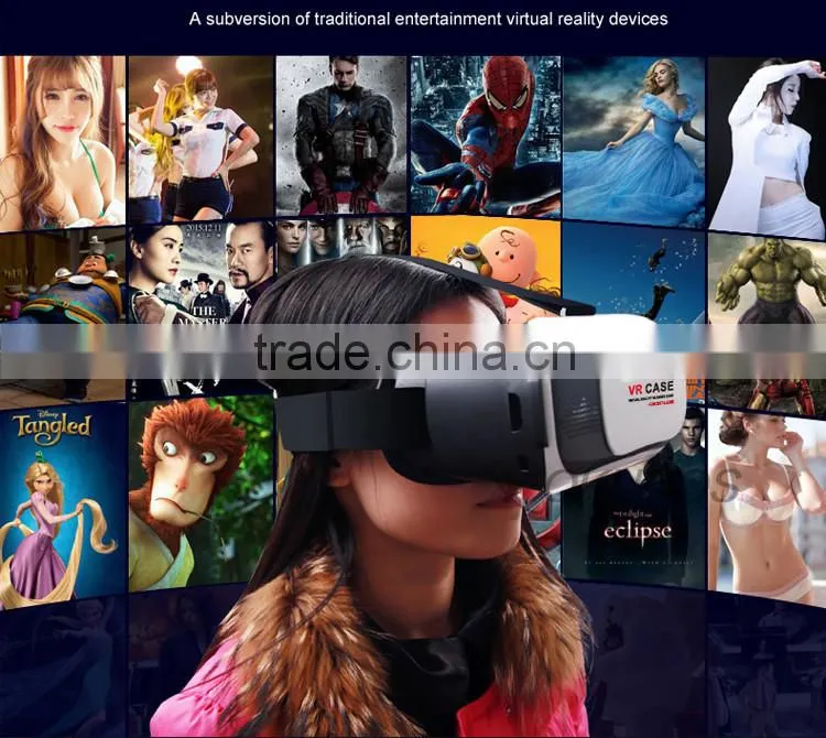 2016 Best selling moblie phone remote control mini vr headset dropship