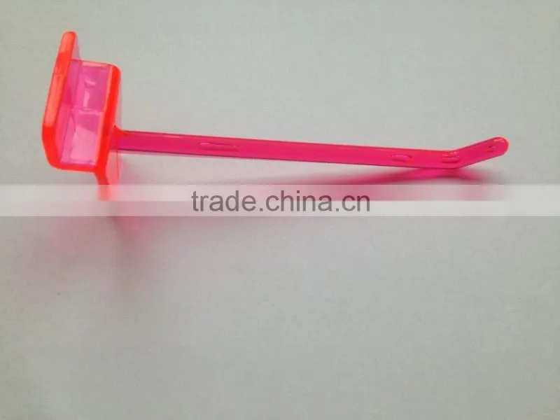 WHITE TOUGHENED PLASTIC SLAT WALL HOOKS