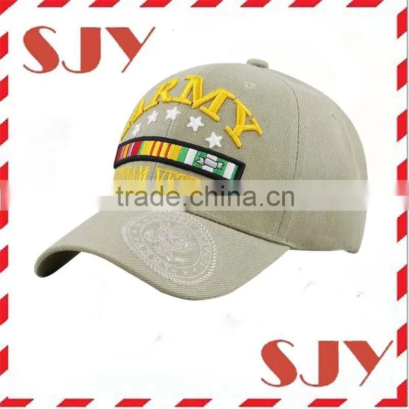 6 Panel Adjustable 3D Embroidery Baseball Cap