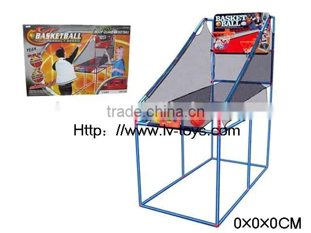 Electronic basketball stand for kids with counter and music