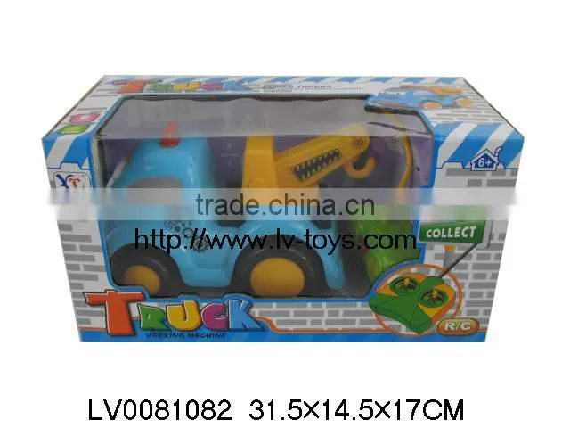 Cartoon toys 4CH mini rc truck toys with light and music