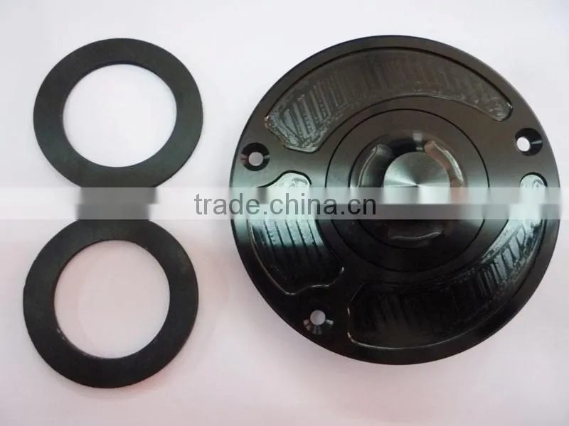 Custom metal black anodized aluminum tubes screw cap