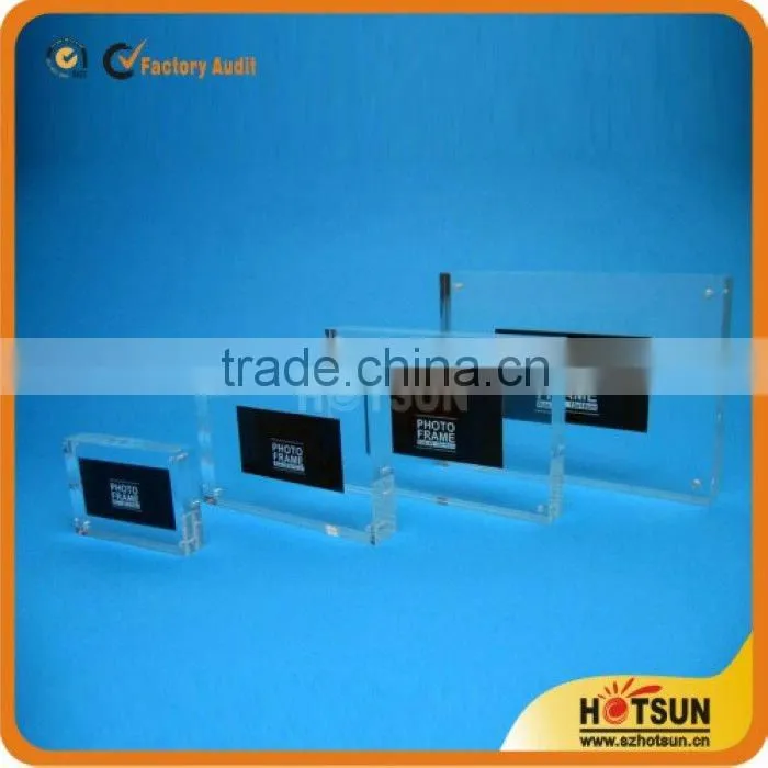 Transparent magnet acrylic picture frame for promotional