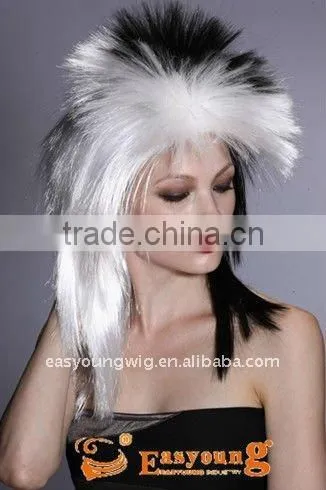 Cheap Synthetic Material and Wig Type , crown football soccer fans Wig