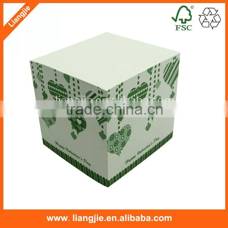 black print memo paper cube,promotional memo block,custom memo note cube