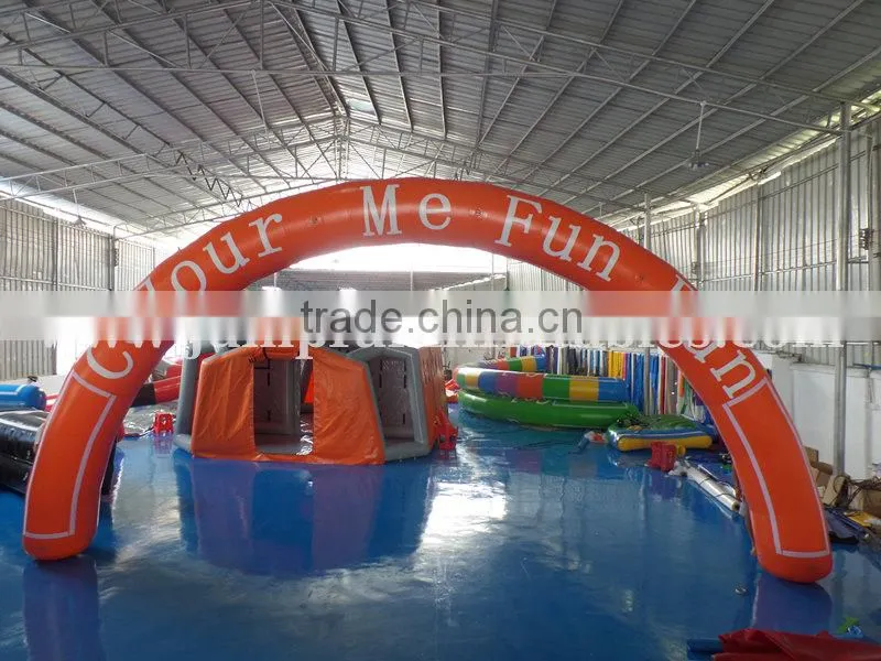 Inflatable Finish sport archway customize