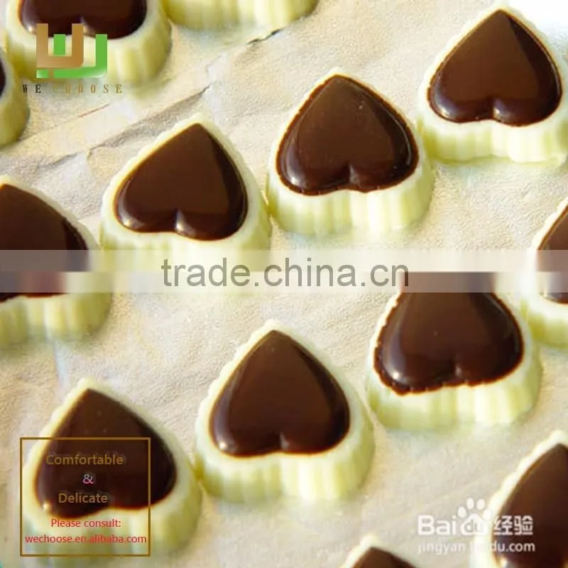 Heart shaped 3d silicone mold chocolate cake mold ice cube trays for delicious DIY gifts for love