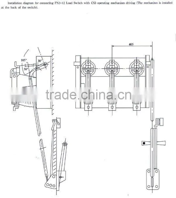 FN3-12 Series Indoor High Vacuum Load Break Switch 12KV