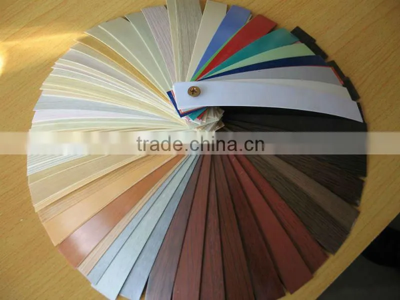 linen colors PVC edge banding used for furniture making